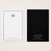 Hinzufügen der schwarzen Grenz-Display-Karte Ihres (Vorne & Hinten)