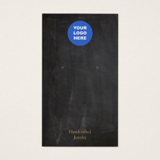 Hinzufügen der schwarzen Karte der Logo-Hauptplati (Vorderseite)