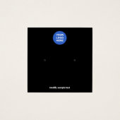 Hinzufügen der schwarzen Stuhlsichtkarte für das L (Vorderseite)