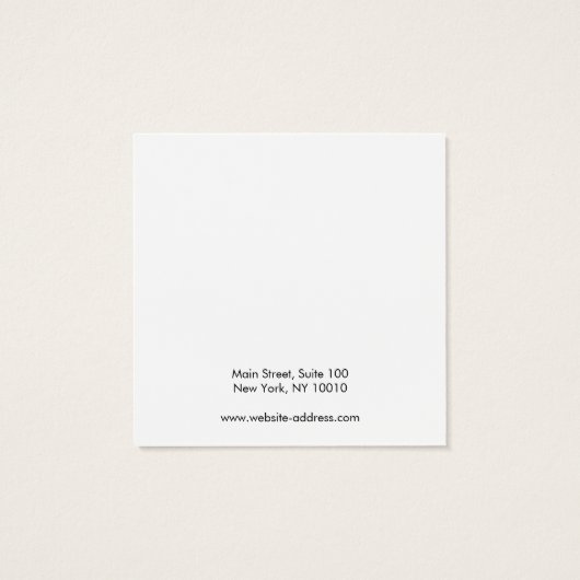 Hinzufügen der schwarzen Stuhlsichtkarte für das L (Rückseite)