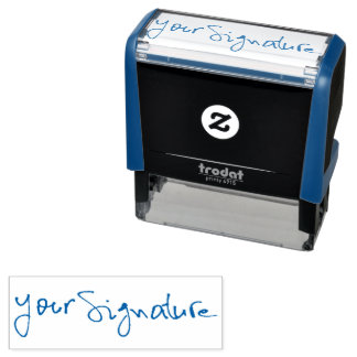 Hinzufügen der selbstfärbenden Signatur-Briefmarke Permastempel