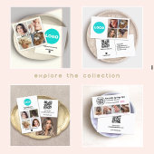 Hinzufügen der Social-Media-Foto-Karte Ihres Logos Visitenkarte