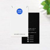 Hinzufügen der weißen Netzklettleiste mit dem Logo (Schreibtisch)