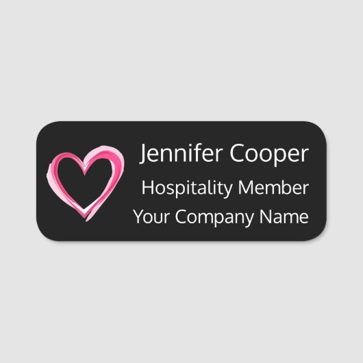 Hinzufügen des Abzeichens für den benutzerdefinier Namensschild (Vorderseite)