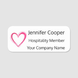 Hinzufügen des Abzeichens für den benutzerdefinier Namensschild