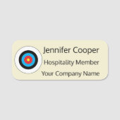 Hinzufügen des Abzeichens für den benutzerdefinier Namensschild (Vorderseite)