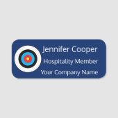 Hinzufügen des Abzeichens für den benutzerdefinier Namensschild (Vorderseite)