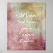 Hinzufügen des benutzerdefinierten mehrfarbigen Te Poster (Vorne)