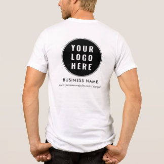 Hinzufügen des Bereiches für Firmenlogos Tri-Blend Shirt