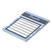 Hinzufügen des Blue Stripes-Notepad Notizblock (Rotiert)