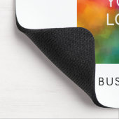 Hinzufügen des Firmenlogos zum Text Mousepad (Ecke)