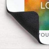 Hinzufügen des Foto-Text-Firmenlogo-Image Mousepad (Ecke)