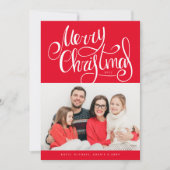 HINZUFÜGEN DES FOTOS | Frohe Weihnachten (Vorderseite)