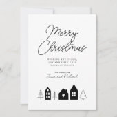 HINZUFÜGEN DES FOTOS | Frohe Weihnachtsstadt Einladung (Vorderseite)