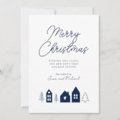 HINZUFÜGEN DES FOTOS | Frohe Weihnachtsstadt Einladung (Vorderseite)