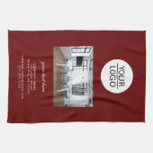 Hinzufügen des Fotos für benutzerdefinierte Logos Geschirrtuch (Horizontal)