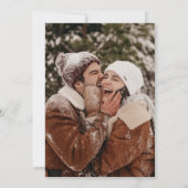 HINZUFÜGEN DES FOTOS | Merry und Bright Einladung (Rückseite)