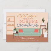 HINZUFÜGEN DES FOTOS | Mittelalter Moderne Weihnac (Vorderseite)