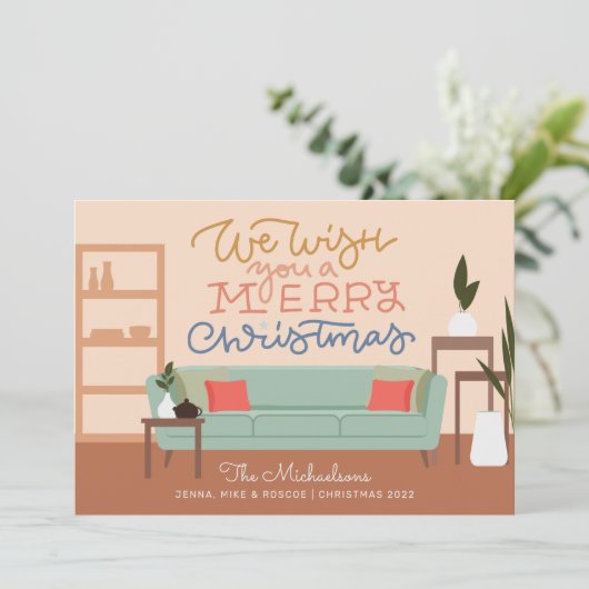 HINZUFÜGEN DES FOTOS | Mittelalter Moderne Weihnac (Stehend Vorderseite)