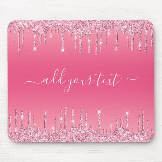 Hinzufügen des Glitzer "Shiny", der rosa Mousepad (Vorne)