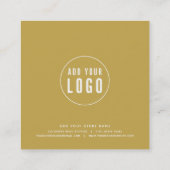 Hinzufügen des Logos und der bearbeitbaren Farbabz Rabattkarte (Rückseite)