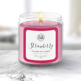 Hinzufügen des Logos und des bearbeitbaren Farbpro Quadratischer Aufkleber