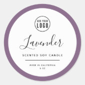 Hinzufügen des Logos und des bearbeitbaren Farbpro Runder Aufkleber (Vorderseite)