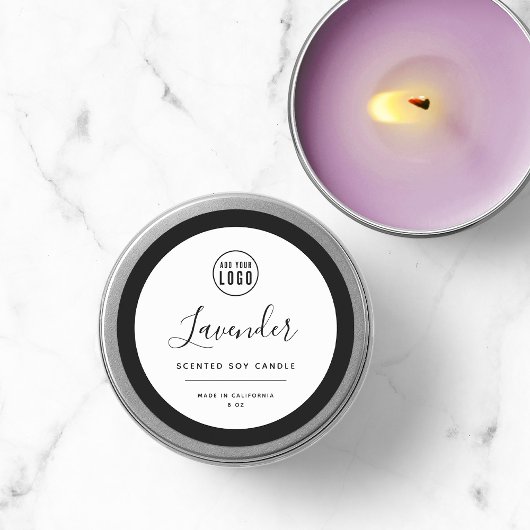 Hinzufügen des Logos und des bearbeitbaren Farbpro Runder Aufkleber