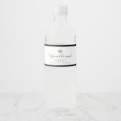 Hinzufügen des Logos und des bearbeitbaren Farbpro Wasserflaschenetikett (Vorderseite)