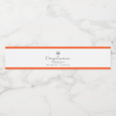 Hinzufügen des Logos und des bearbeitbaren Farbpro Wasserflaschenetikett (Einzelnes Label)