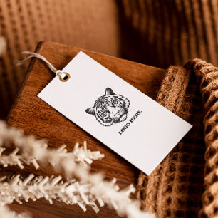 Hinzufügen des Minimalistischen Hang-Tags für das  Visitenkarte