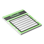 Hinzufügen des Notepad mit dem Namen Grüne Streife Notizblock (angewinkelt)