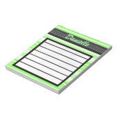 Hinzufügen des Notepad mit dem Namen Grüne Streife Notizblock (Rotiert)