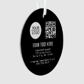 Hinzufügen des QR-Codes für das Logo, benutzerdefi Ornament (Vorderseite)