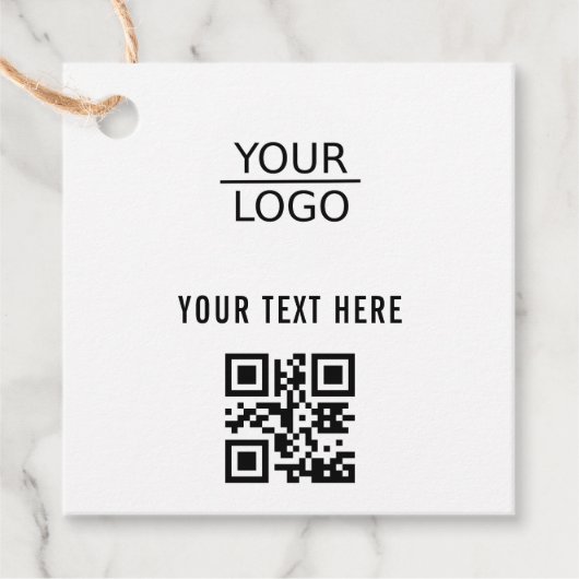 Hinzufügen des QR-Codes für das Logo, Werbeaktion Geschenkanhänger (Vorderseite)