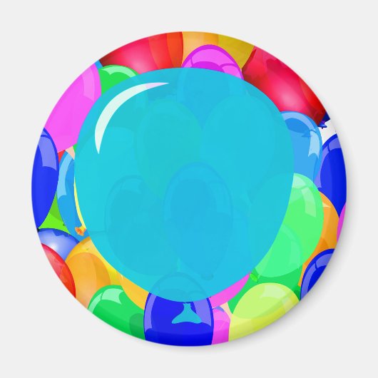 Hinzufügen des Textes zum Ballon Magnet (Vorne)