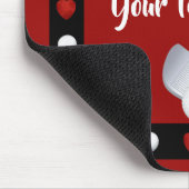 Hinzufügen des Textmousepads Mousepad (Ecke)