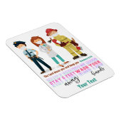 Hinzufügen des Textzeichens Magnet (Rechte Seite)