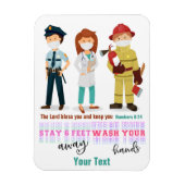 Hinzufügen des Textzeichens Magnet (Vertikal)