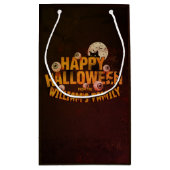 Hinzufügen eigener Wörter benutzerdefiniertes Hall Kleine Geschenktüte (Rückseite)