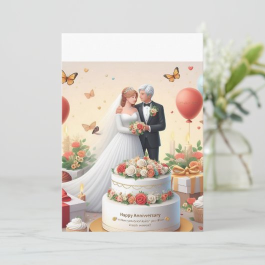 Hinzufügen einer benutzerdefinierten Ereignisankün Einladung (Stehend Vorderseite)