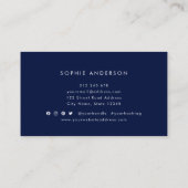 Hinzufügen einer benutzerdefinierten Farbe für Soc Visitenkarte (Rückseite)