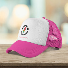 Hinzufügen einer benutzerdefinierten Logo-Markenbe Truckerkappe