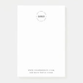 Hinzufügen einer benutzerdefinierten Round-Logo-Fi Post-it Klebezettel (Vorderseite)