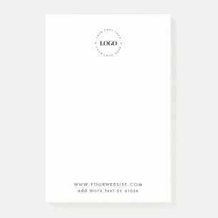 Hinzufügen einer benutzerdefinierten Round-Logo-Fi Post-it Klebezettel