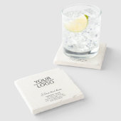 Hinzufügen einer benutzerdefinierten Werbeaktion f Steinuntersetzer (Seitenansicht)