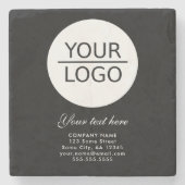 Hinzufügen einer benutzerdefinierten Werbeaktion f Steinuntersetzer (Vorderseite)