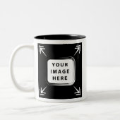 Hinzufügen einer eigenen Bildvorlage Erstellen Sie Zweifarbige Tasse (Links)