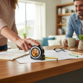 Hinzufügen einer eigenen Fotovorlage Maßband