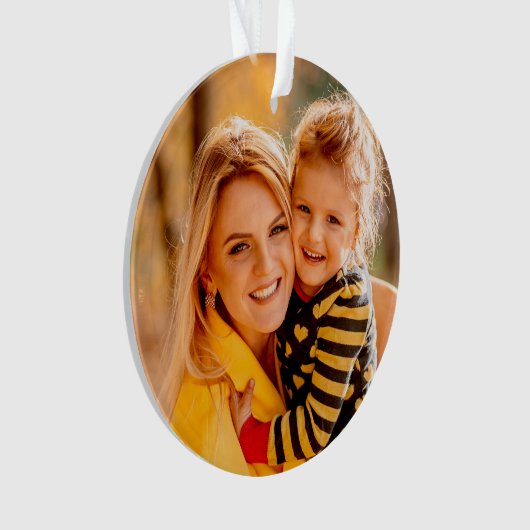 Hinzufügen einer eigenen Fotovorlage Ornament (Vorderseite)